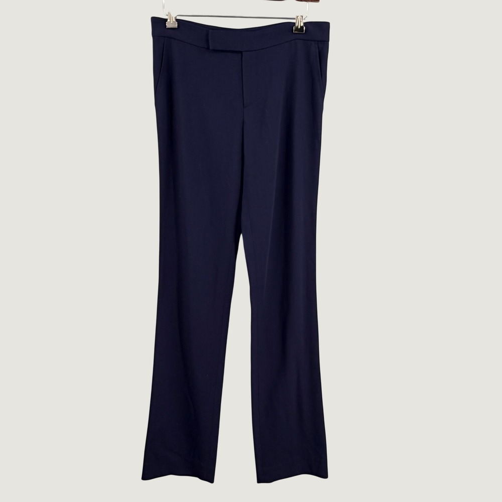 Ralph Lauren Collection Womens Estimated 8 Navy Blue Dress Trousers 35" Inseam